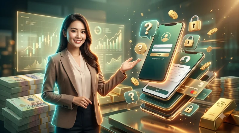 Đăng nhập và bảo mật tài khoản vsbet - điện thoại với khóa và vân tay