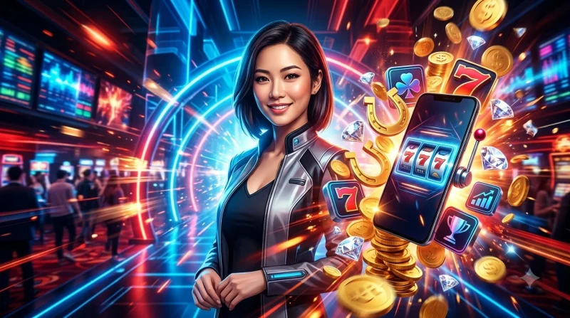 Nhiều máy nổ hũ với chủ đề khác nhau và kính lúp để chọn game phù hợp