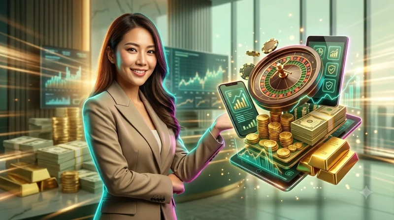thiet-bi-dien-tu-hien-thi-tro-choi-roulette-online-va-the-thanh-toan Thiết bị điện tử hiển thị trò chơi roulette online và thẻ thanh toán